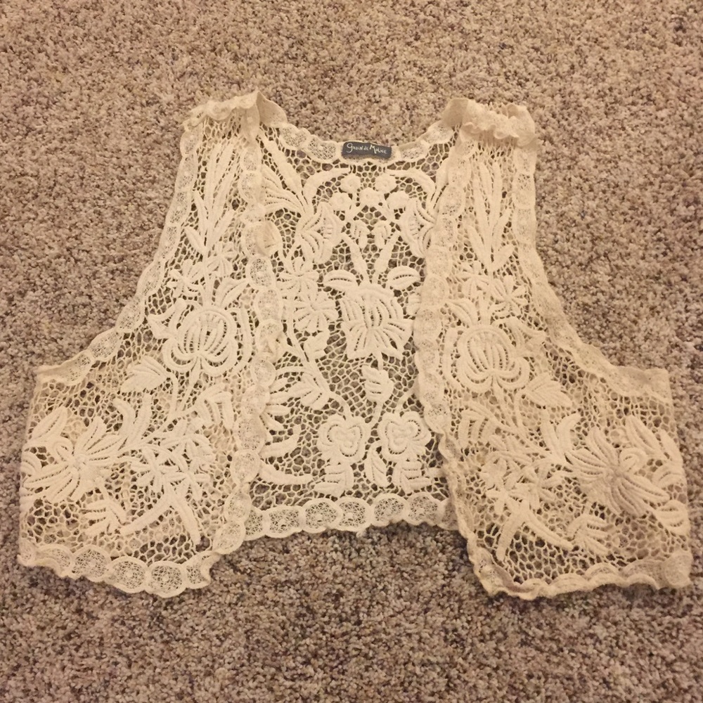 Delicate Lace Vest